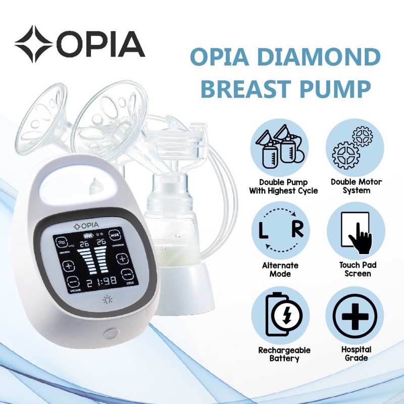 Opia Diamond Breast Pump - Pompa Asi Elektrik