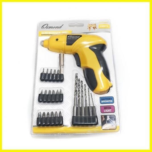 Bor Baterai Cordless Mini Mesin Portable Obeng Screwdriver Electric