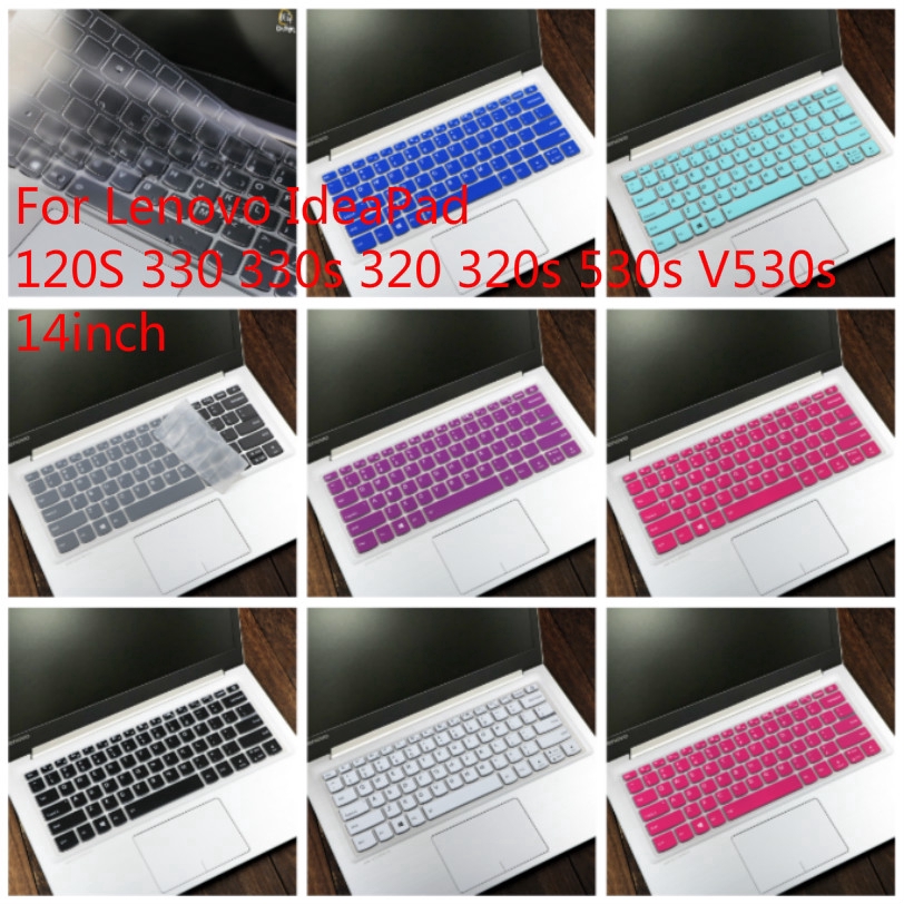 Skin Pelindung Keyboard Silikon 14Inch Untuk Lenovo Ideapad 120s 330s 320s v530s-145