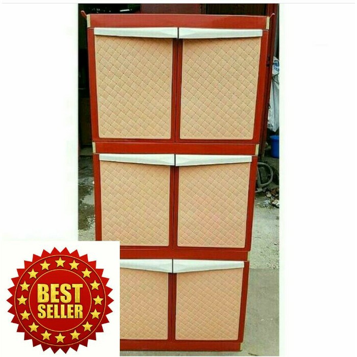 lemari plastik tabitha susun 3,lemari pakaian