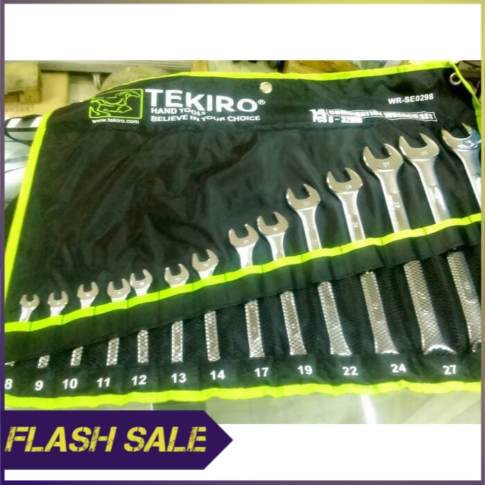 KUNCI RING PAS TEKIRO 8 32 MM 14 PCS   KUNCI RING PAS SET TEKIRO 8 32