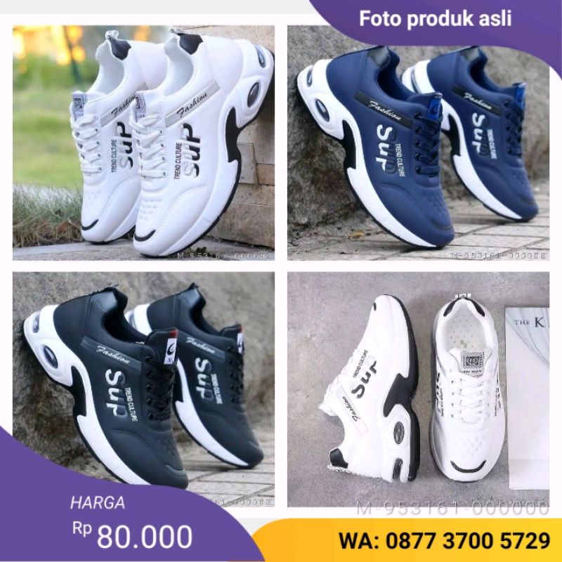 SEPATU SNEAKERS PRIA MURAH MODEL TERBARU 2022 TREND SUP KEREN NYAMAN
