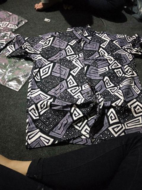 Kemeja Baju Pria Dan Wanita Seragam Kantor Kembang Baru