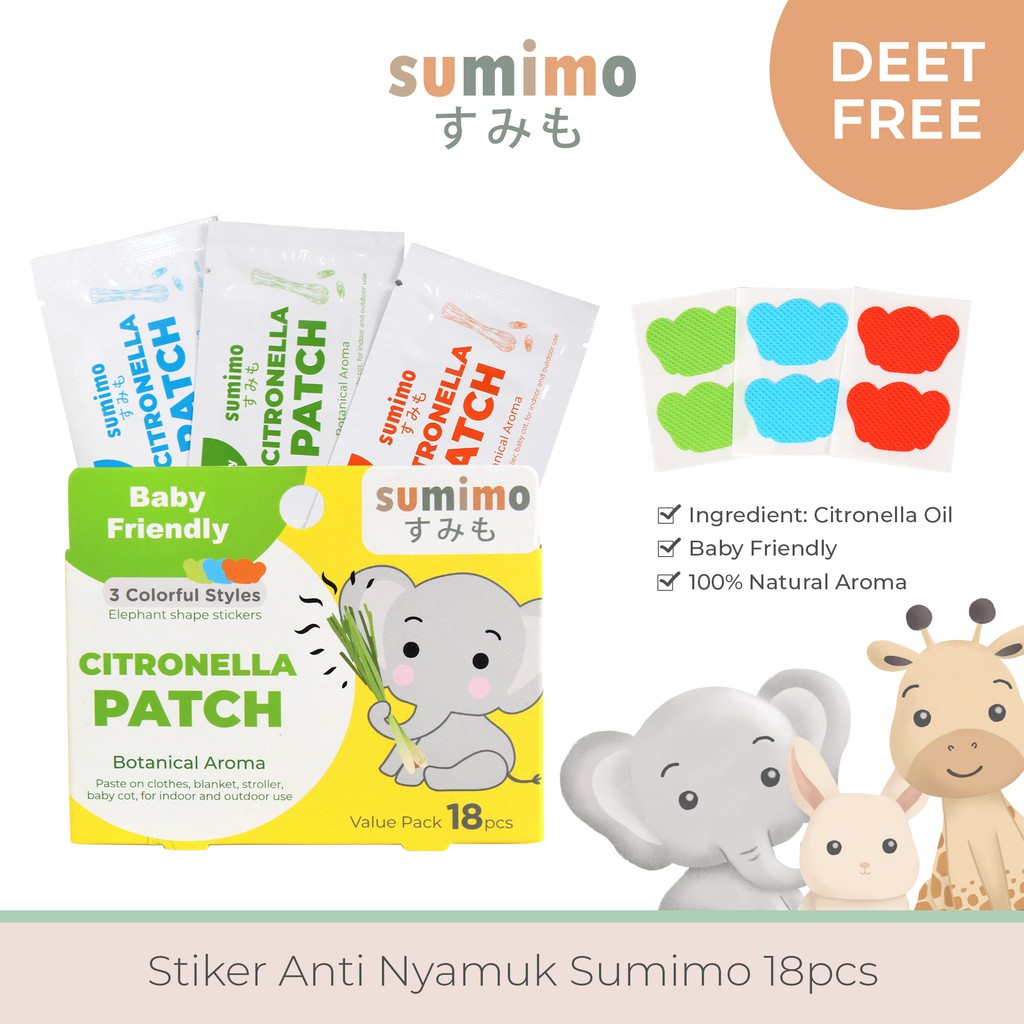 Sumimo Citronella Patch - Stiker Anti Nyamuk Sumimo