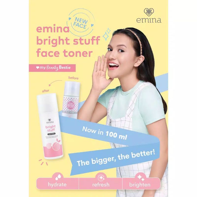 ❤Miss.Vinka❤ Emina Bright Stuff Face Toner 100ml