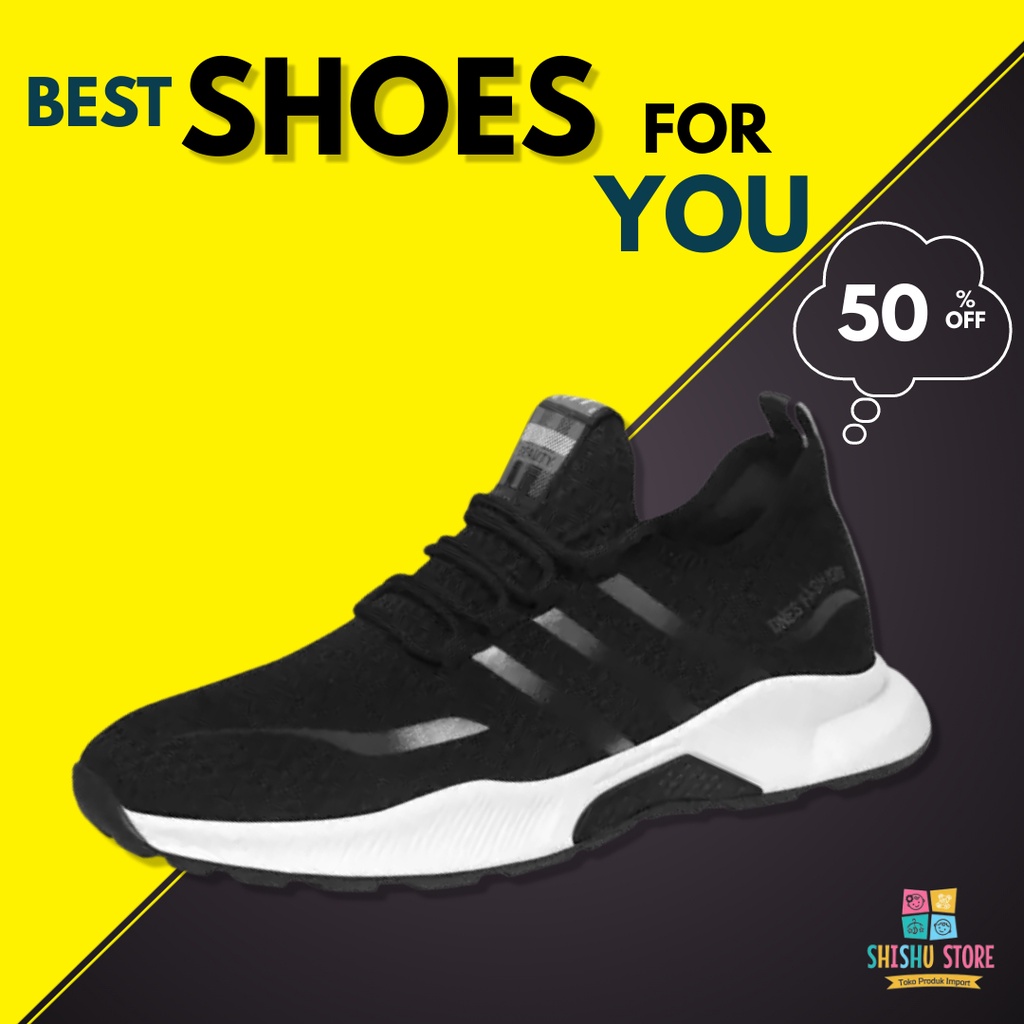 Sepatu Pria Sneakers Original 100% Import Keren Premium