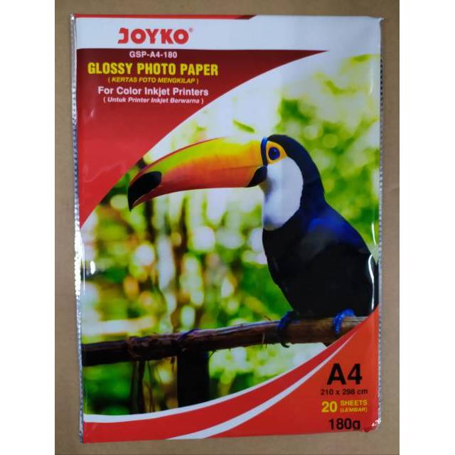 

Kertas Foto Glossy Joyko 180Gr