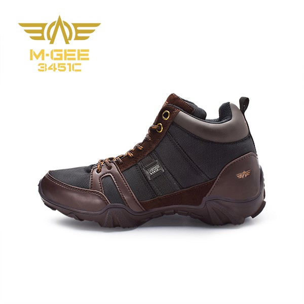 MGEE Alaska Sepatu Boots Pria Coklat