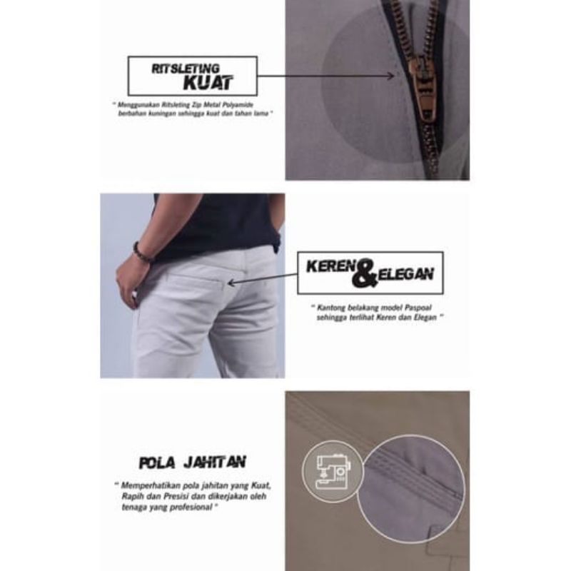 Celana Chino Pria kwalitas Premium ( Dickies )