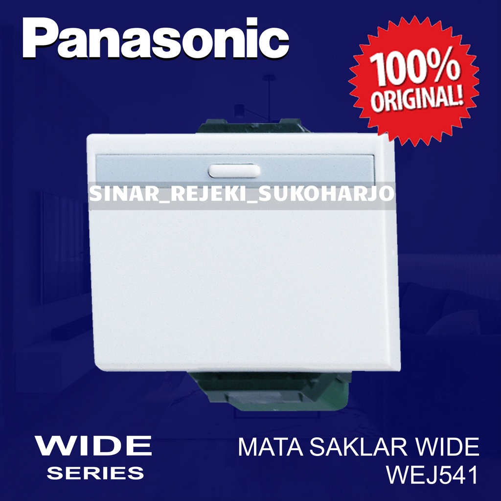 Panasonic Mata Saklar Wide Engkel WEJ5541