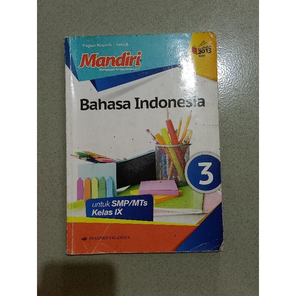 

Buku Mandiri Bahasa Indonesia Kelas 9/IX/3 SMP