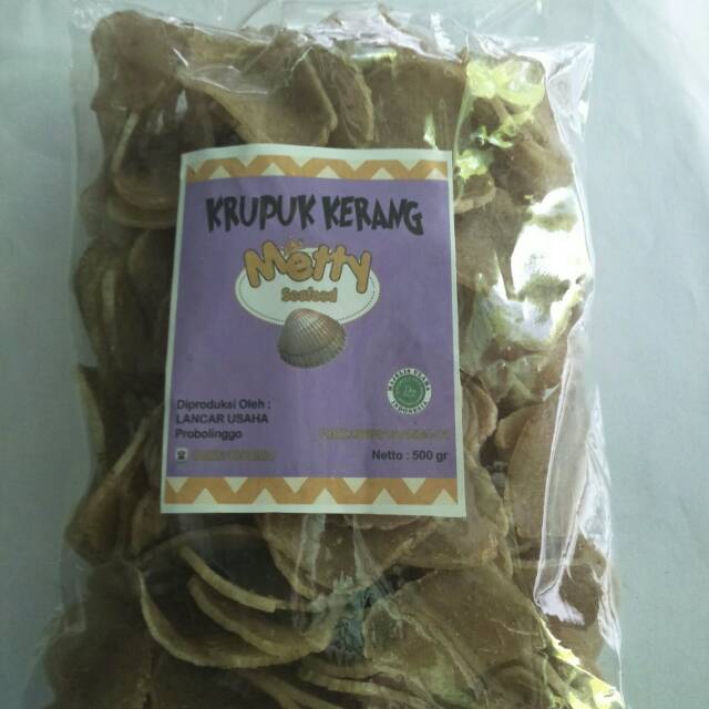 

Krupuk kerang 500gr