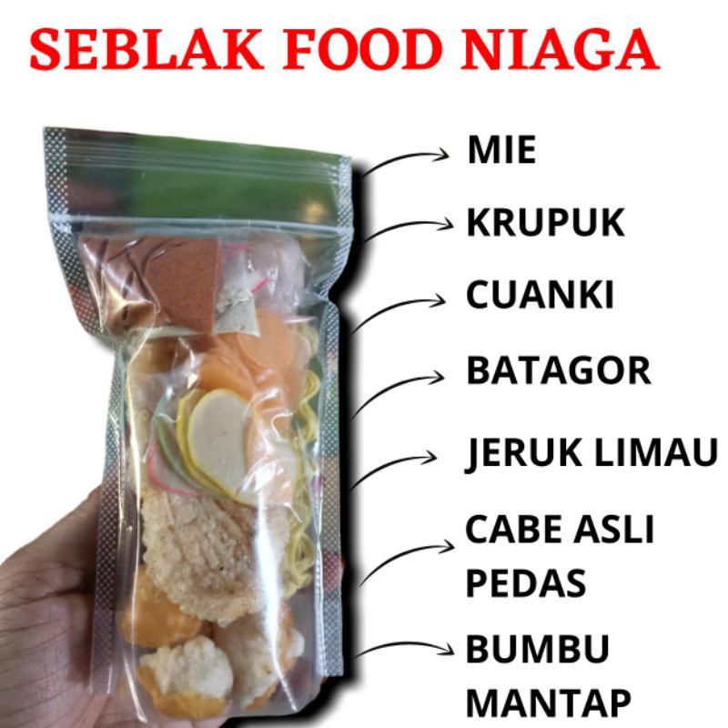 

Seblak Instan Food Niaga ( Minim Beli 2 Pcs ) Jajan Pedas Berkuah Tambah Toping Telur Dan Sayur Lebih Nikmat