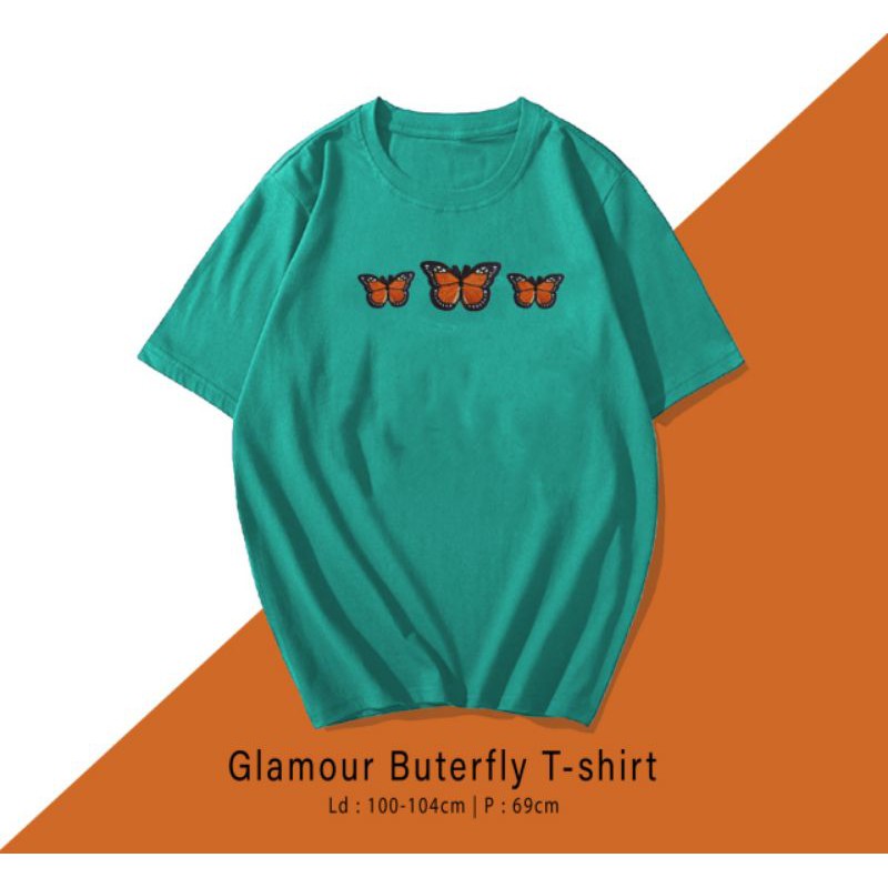 T-SHIRT / TUMBLR KAOS GLAMOUR BUTTERFLY OVERSIZE PREMIUM