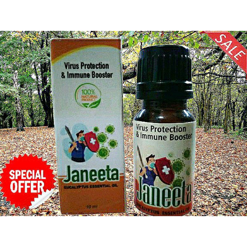Janeeta Eucalyptus Essential Oil 10 ml Oil Aromatherapy Diffuser Humidifier Oil