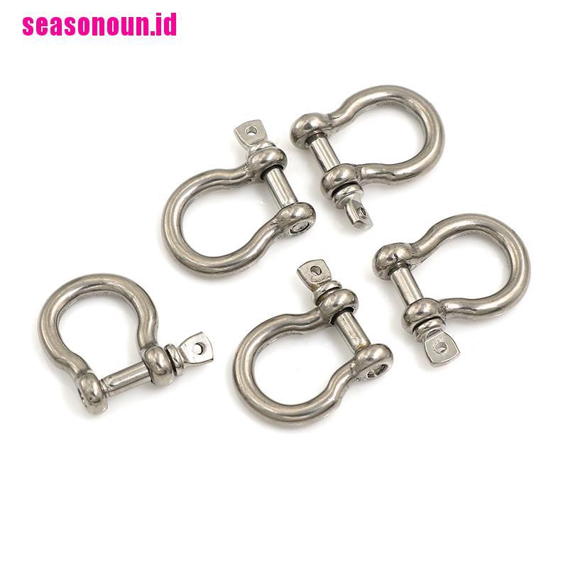 5 Pcs Sekrup pin shackle bow m4 304 stainless steel