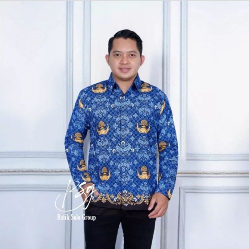 Seragam Batik korpri pria / batik korpri pria / seragam pns batik korpri / baju korpri pria