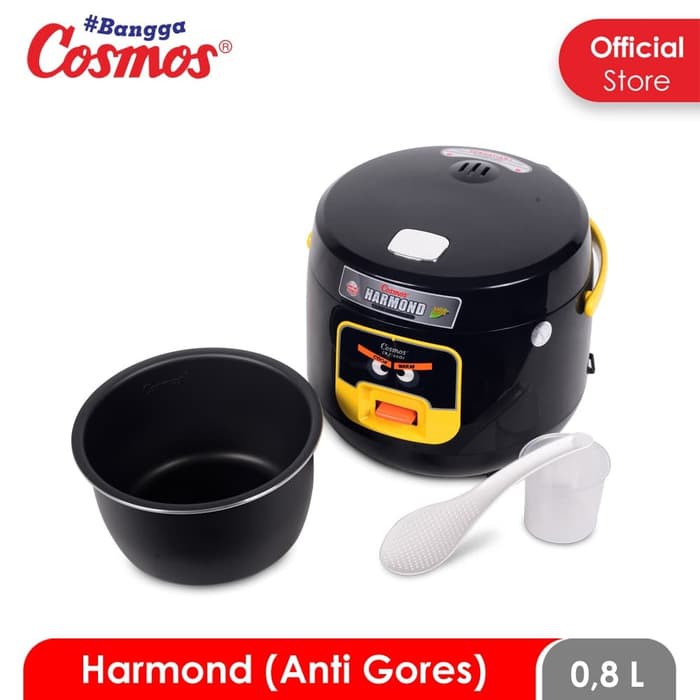 COSMOS Magic Com 0,8 Liter / Rice Cooker Harmond 0,8 Liter CRJ 6601 B/W (Random) - Garansi Resmi 1 Tahun