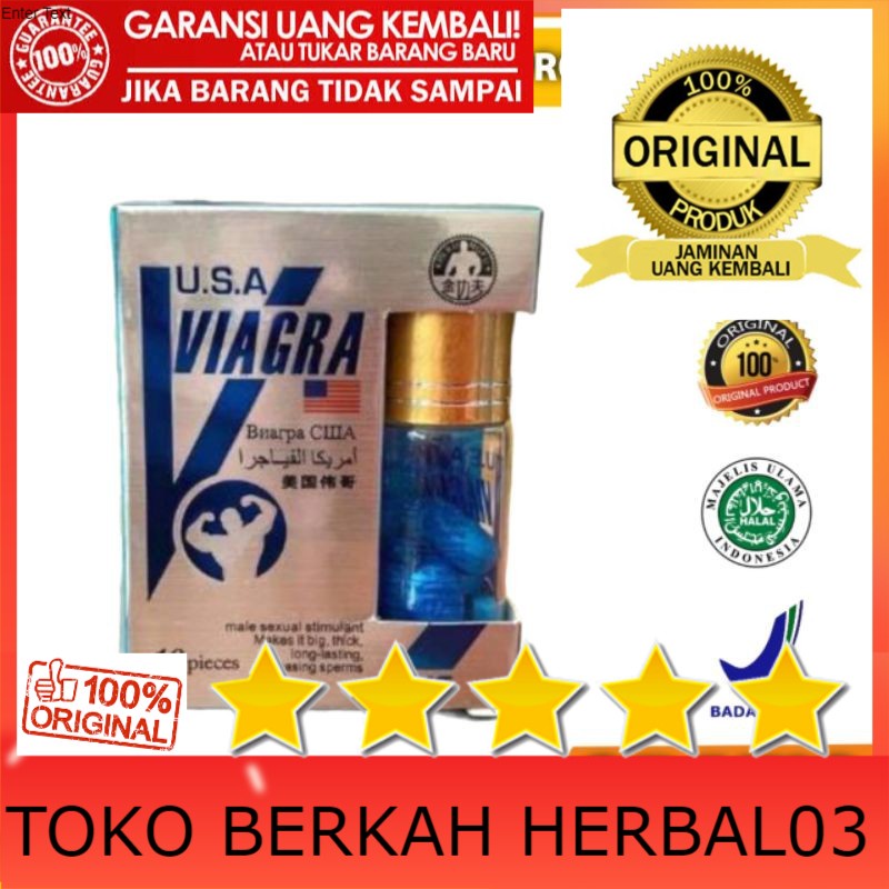 100% ASLI Viagra asli original 100% usa MMC 10 Butir Berkualitas