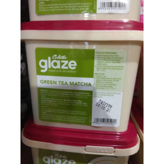 

Glaze greentea