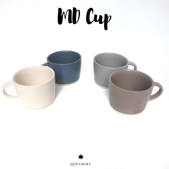  Gelas Keramik  MD Cup Two Tone Shopee Indonesia