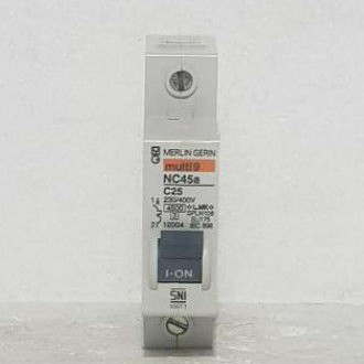MCB Multi 9 MERLIN GERIN NC45a C25 1P 25A SNI / MCB Multi9 25A 1P SNI