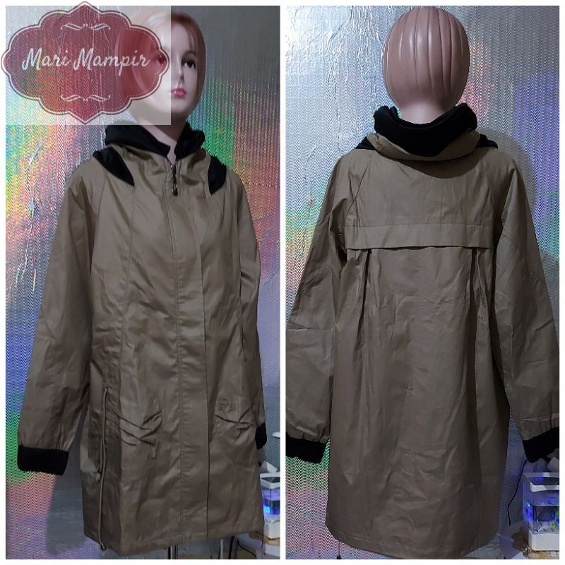 Jaket Parka wanita import anti air