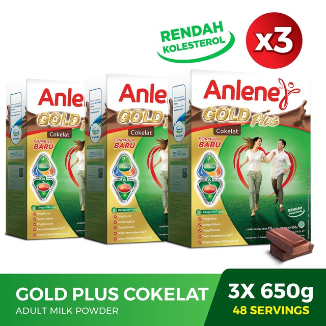 

Anlene Goldplus 650g Chocolate - 3 pcs