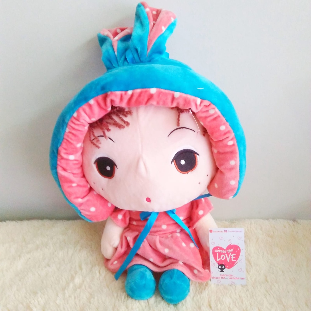 BONEKA CANDY TOPI BINTIK 14 INCH