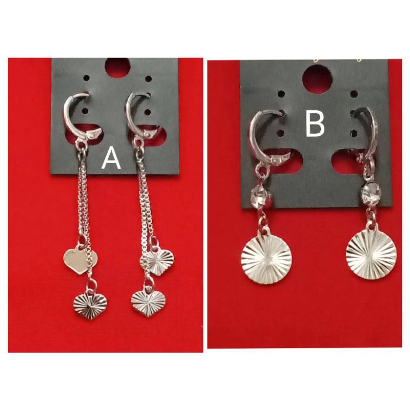 NAC33. Anting xuping wanita lapis emas putih silver