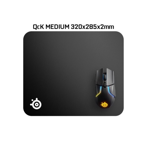 Mousepad SteelSeries QcK Original | Size Small / Medium / Large | Mouse  Pad Gaming