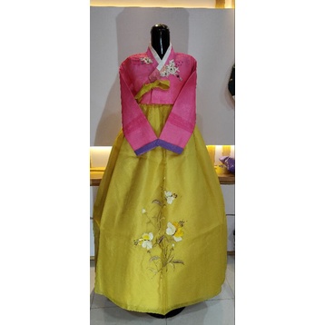 hanbokkorea modern kuning