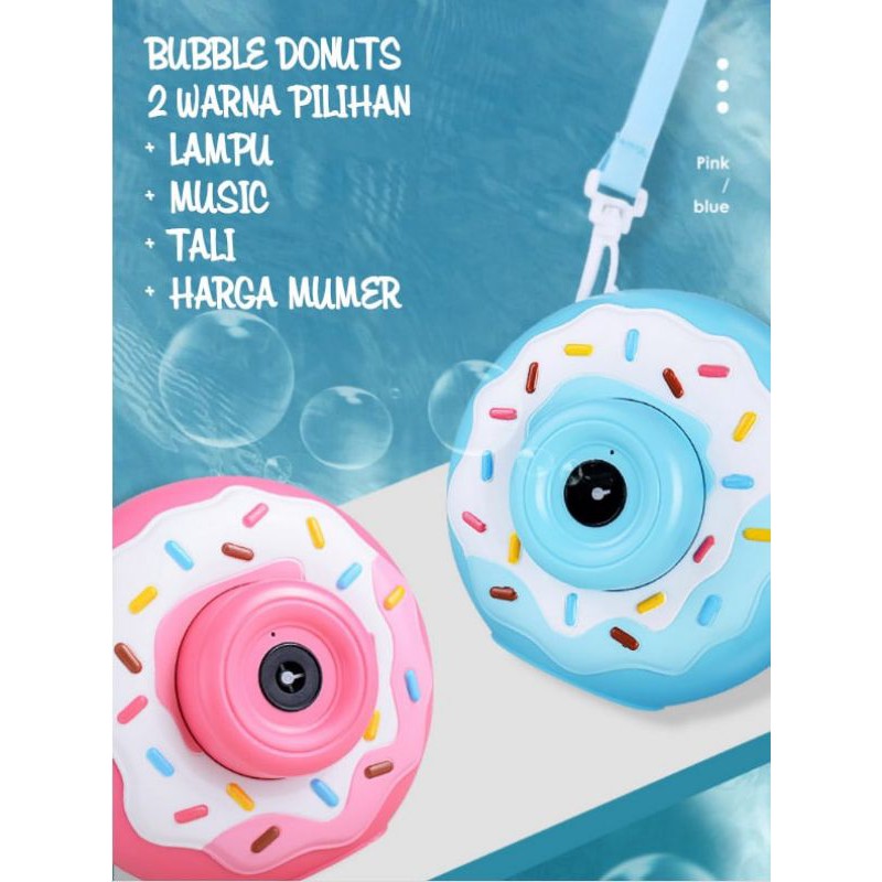 bubble toy donut - mainan buble toys kamera donat