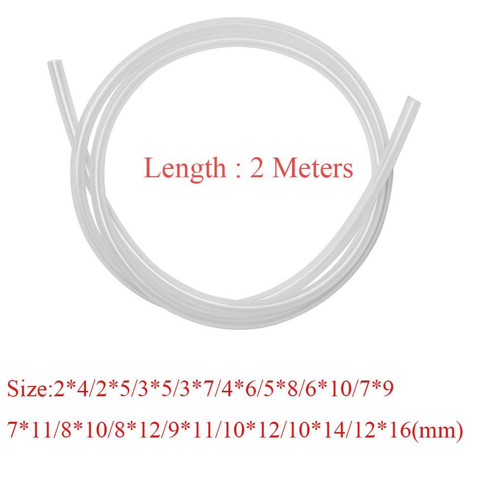 Suyo Tabung Silikon 2M Fleksibel Untuk Akuarium Mobil Food Grade Silicone Fuel Water PVC Bening Karet Lembut