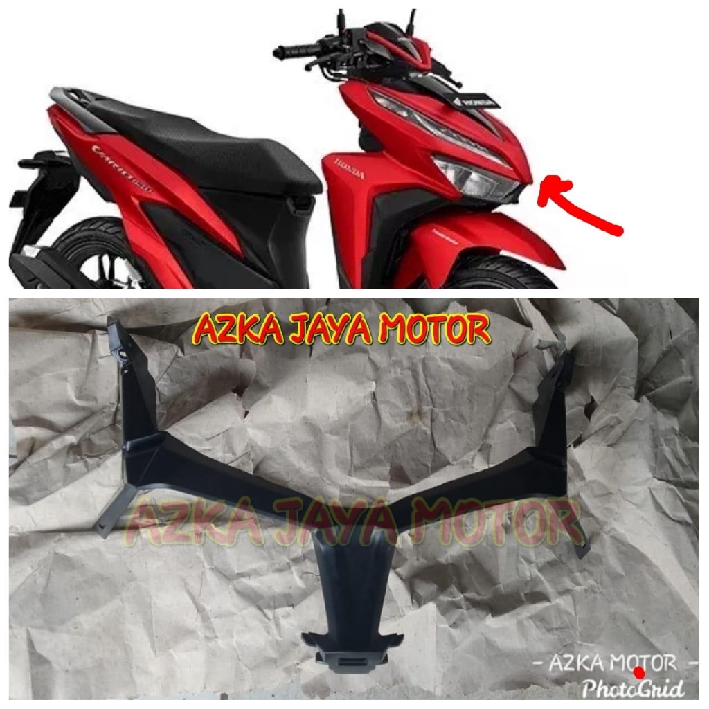 Garnis Lampu depan Vario 150 /125 LED 2018 2019 / Dudukan lampu depan vario baru