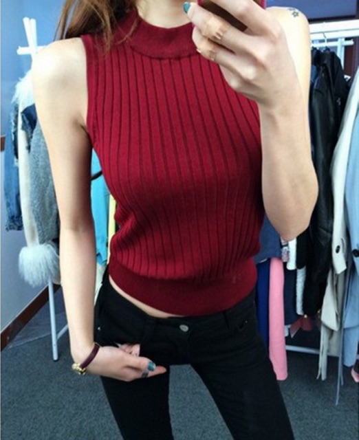 KNITT TOP TURTLE NECK YUKENSI (BJCN132)