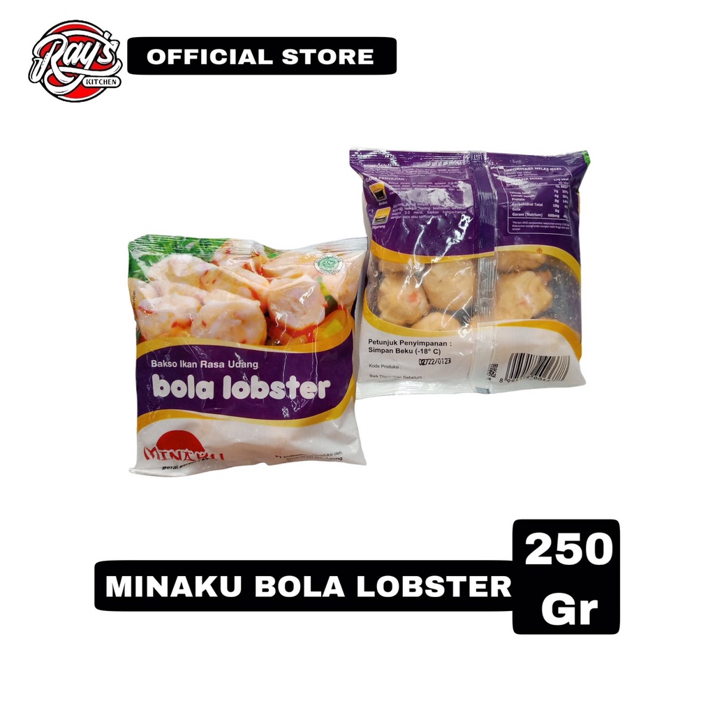 

Minaku Bola Lobster 200gr - makanan beku Minaku Lobster ball