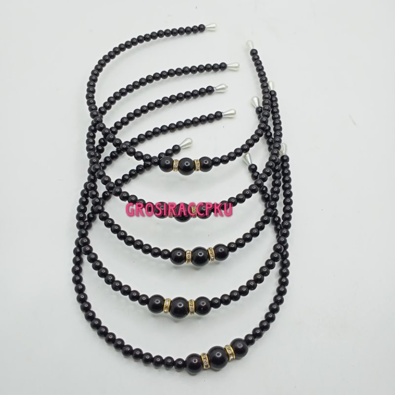 Bando Mutiara Hitam / Putih satuan murah Meriah