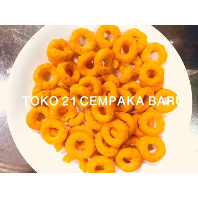 

Snack RING CHEESE 500 gram | Chiki Ciki Smax Ring Keju Ecer 500gram ~ kp1736