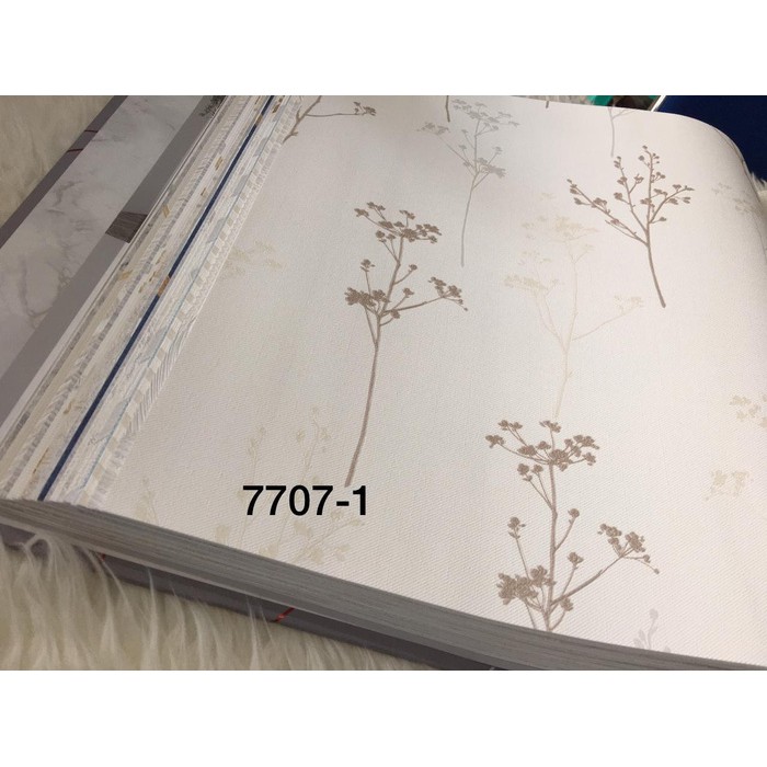 Wallpaper Dinding Bunga Kecil Minimalis MNG