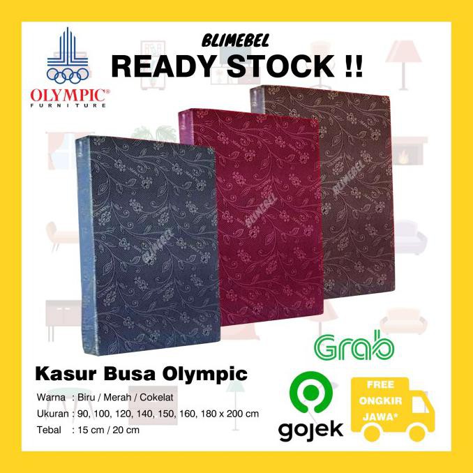 ✨ BISA COD✨ Kasur Busa Olympic / Kasur Busa Foam - 15 cm, 100x200