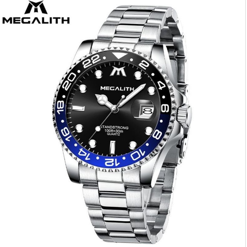 MEGALITH (NEW) Jam Tangan Pria Stainless Steel