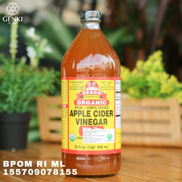 

Jual Apple Cider Vinegar (Bragg) 946 Ml