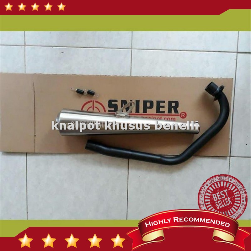 Jual Knalpot Benelli 152 pnp tinggal pasang blarr Murah