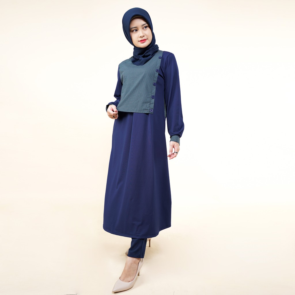 Cressida Tunik Ladies Navy - ETMK.N02733