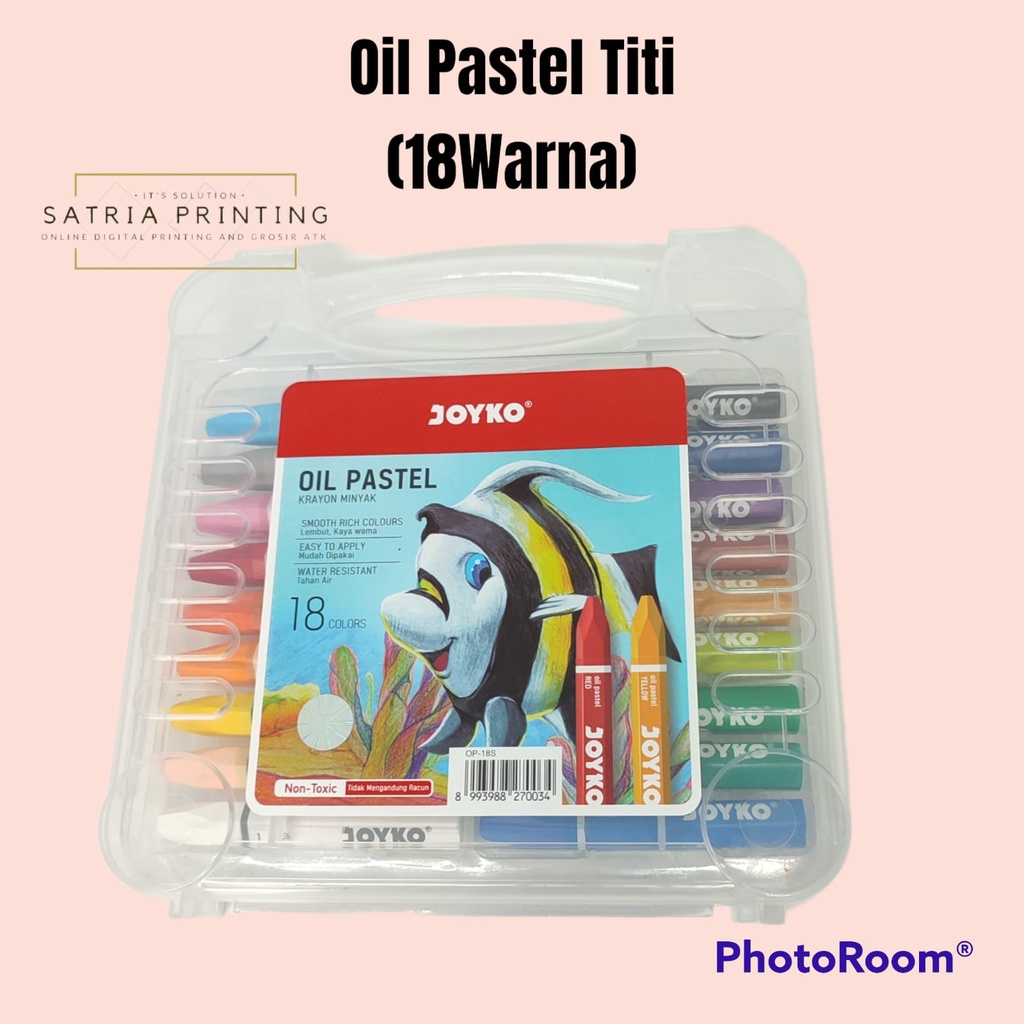 

Krayon Oil Pastel 18 Warna