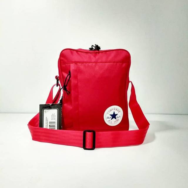 TAS POLY CONVERSE CROSS BODY MERAH/TAS SELEMPANG / TAS SIMPLE