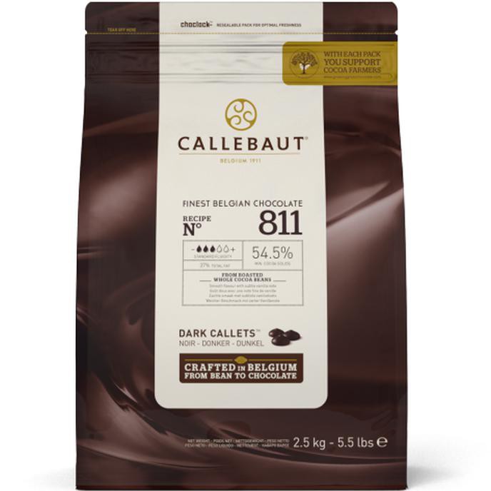 

31.87-Kue- Callebaut 811Nv Dark Chocolate Couverture 54,5% 250G -Terlengkap-Termurah-Dijamin.