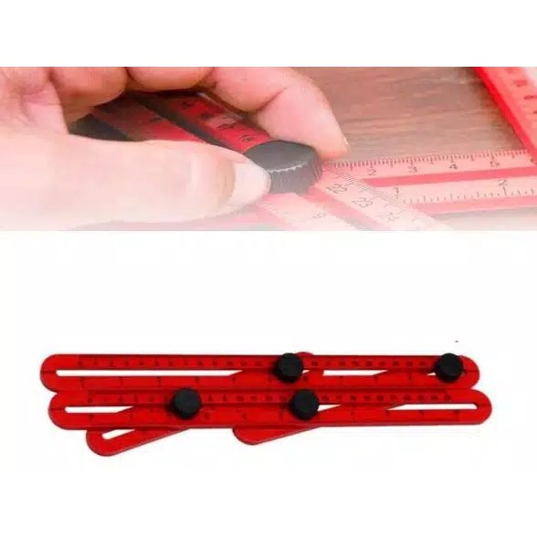 

Penggaris 4 Sudut Four sided Folding Ruler