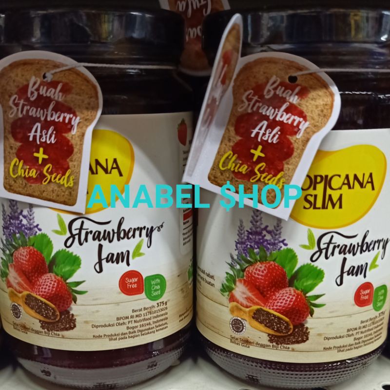 

Tropicana Slim Strawberry Jam Selai Strawberi Spread